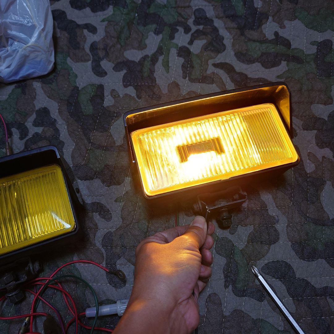 当時物！動作確認済み IPF 830 オートカバー ハロゲンフォグランプ 旧車等