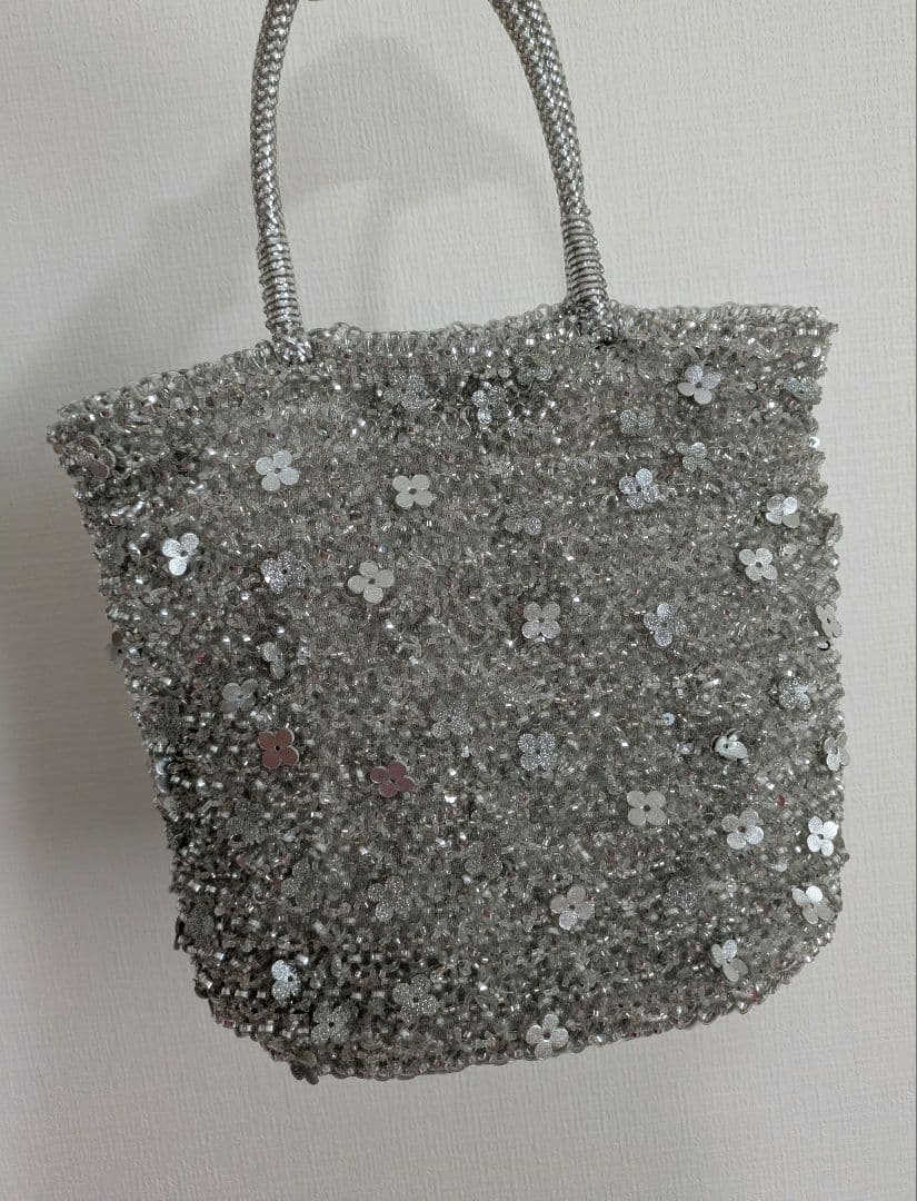 アンテプリマ フィオリトゥーラ バスケット シルバー ワイヤーバッグ