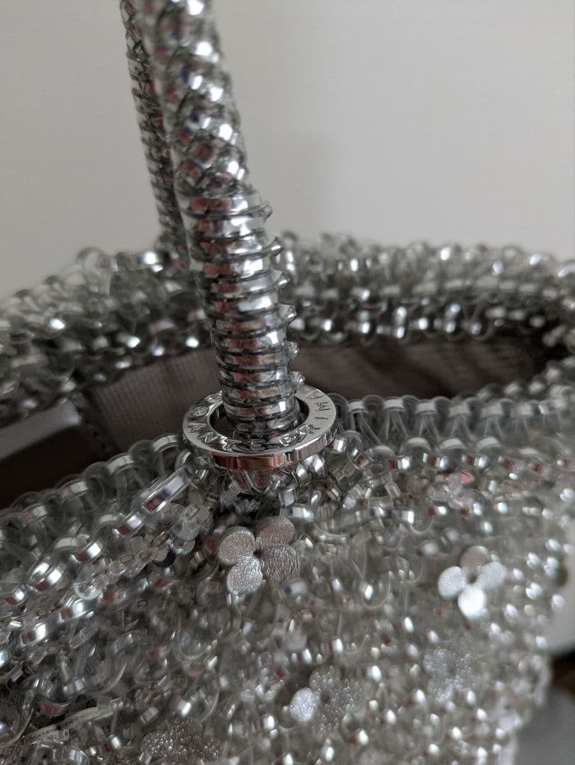 アンテプリマ フィオリトゥーラ バスケット シルバー ワイヤーバッグ