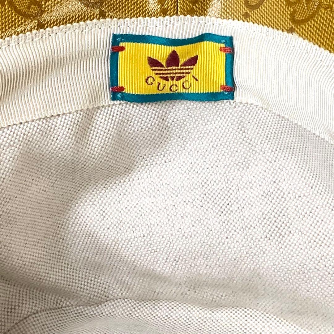 【未使用・訳あり】adidas GUCCI バケットハット　帽子　M 57cm