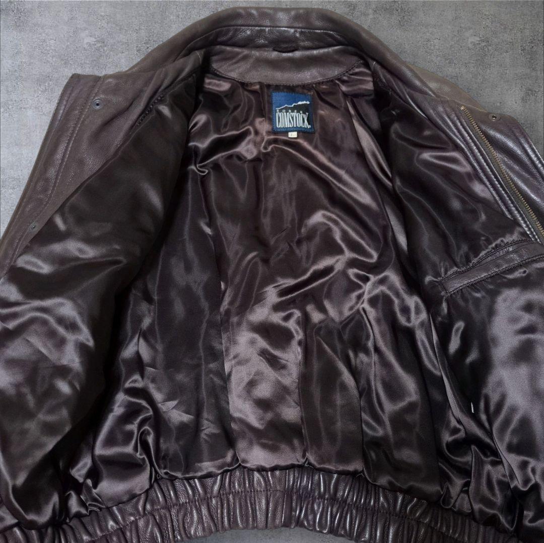 希少素材✨鹿革 ヴィンテージ A-2 フライトジャケット 90s 短丈 レザー