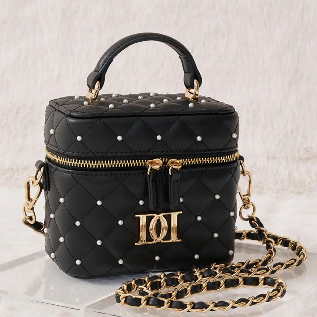 Darich キルティングパールスクエアミニバッグ ダーリッチ バニティバッグ