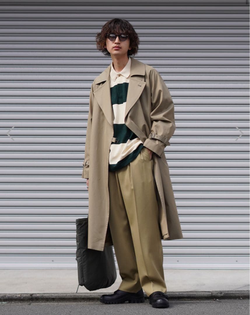 【新品タグ付き】ブラームス　wide border rugby shirt