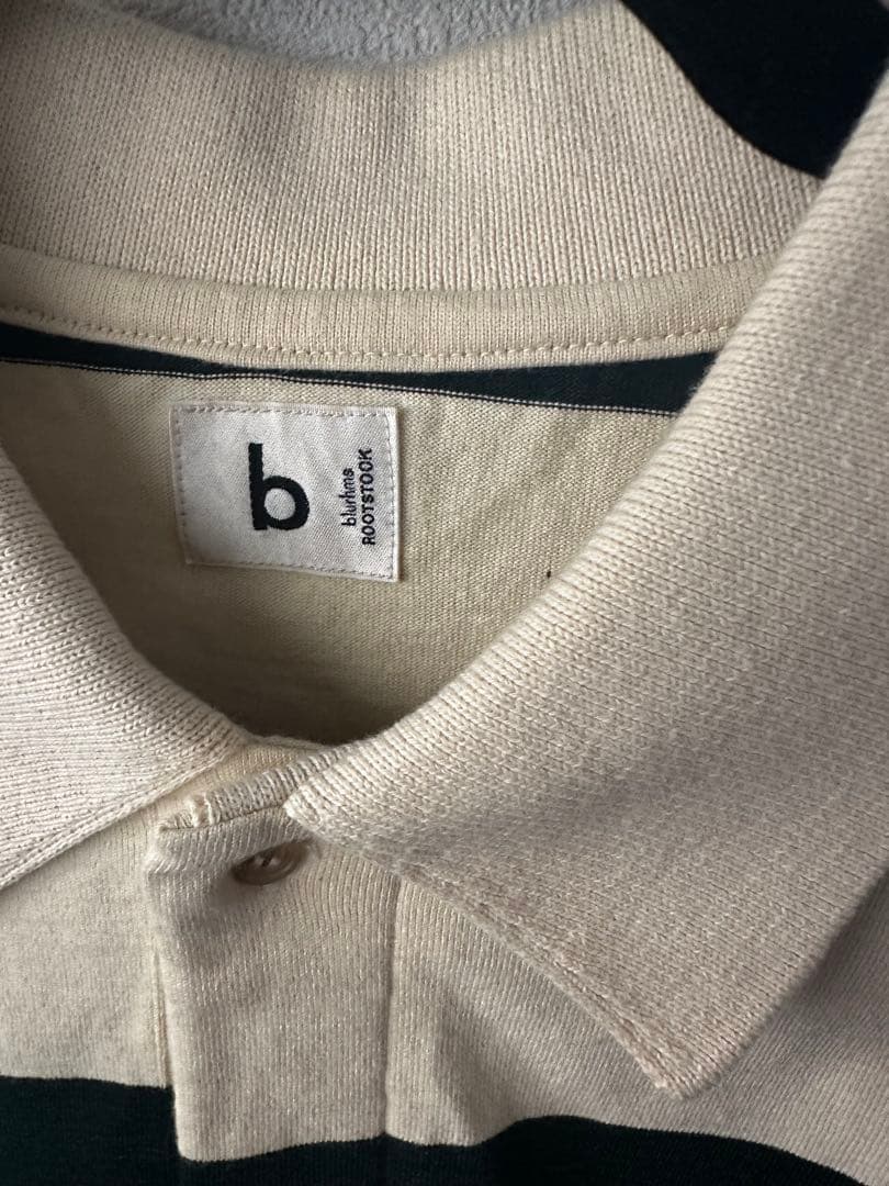 【新品タグ付き】ブラームス　wide border rugby shirt