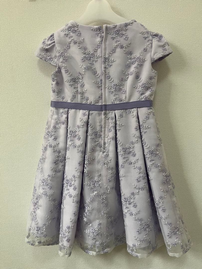 ジャケット付き薄紫ドレス 110cm　ブランド【petit main】4点セット