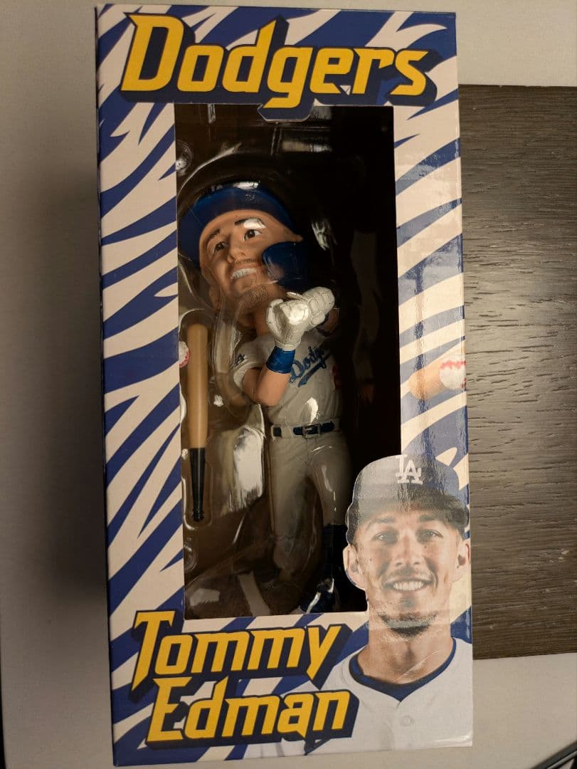ドジャース　トミー・エドマン ボブルヘッド 6月2日 球場配布品 非売品