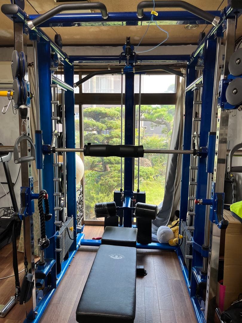 スポーツ/ウエイトトレーニング 複合型トレーニングマシ5in1 スミス型マシン