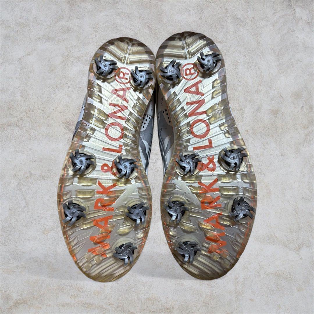 MARK & LONA ASICS コラボ ゴルフシューズ 黒✖️シルバー27cm