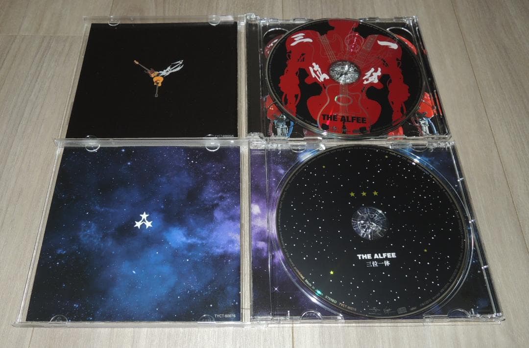 THE ALFEE CD 三位一体 全4形態セット スリーブケース付き