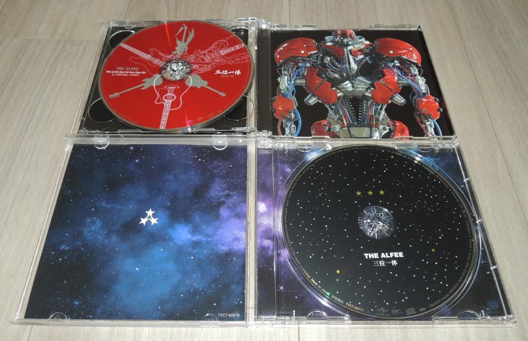 THE ALFEE CD 三位一体 全4形態セット スリーブケース付き
