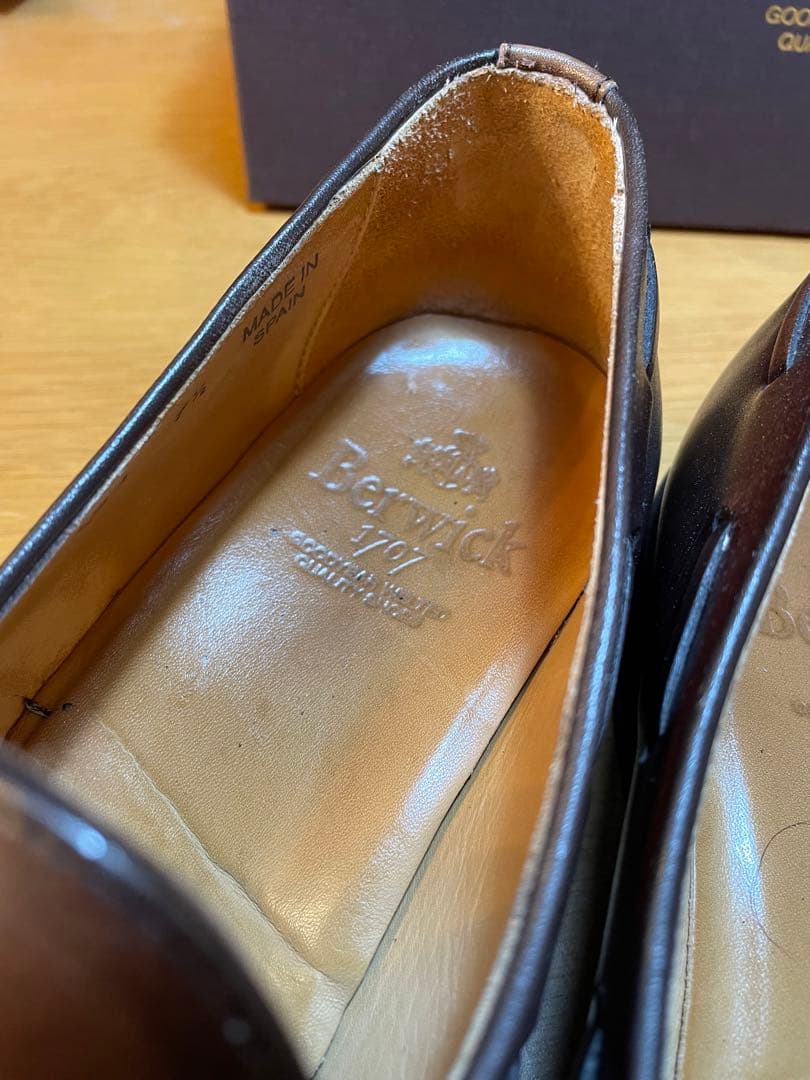 Berwickバーウィック8491：タッセルローファー/UK7.5(27cm)