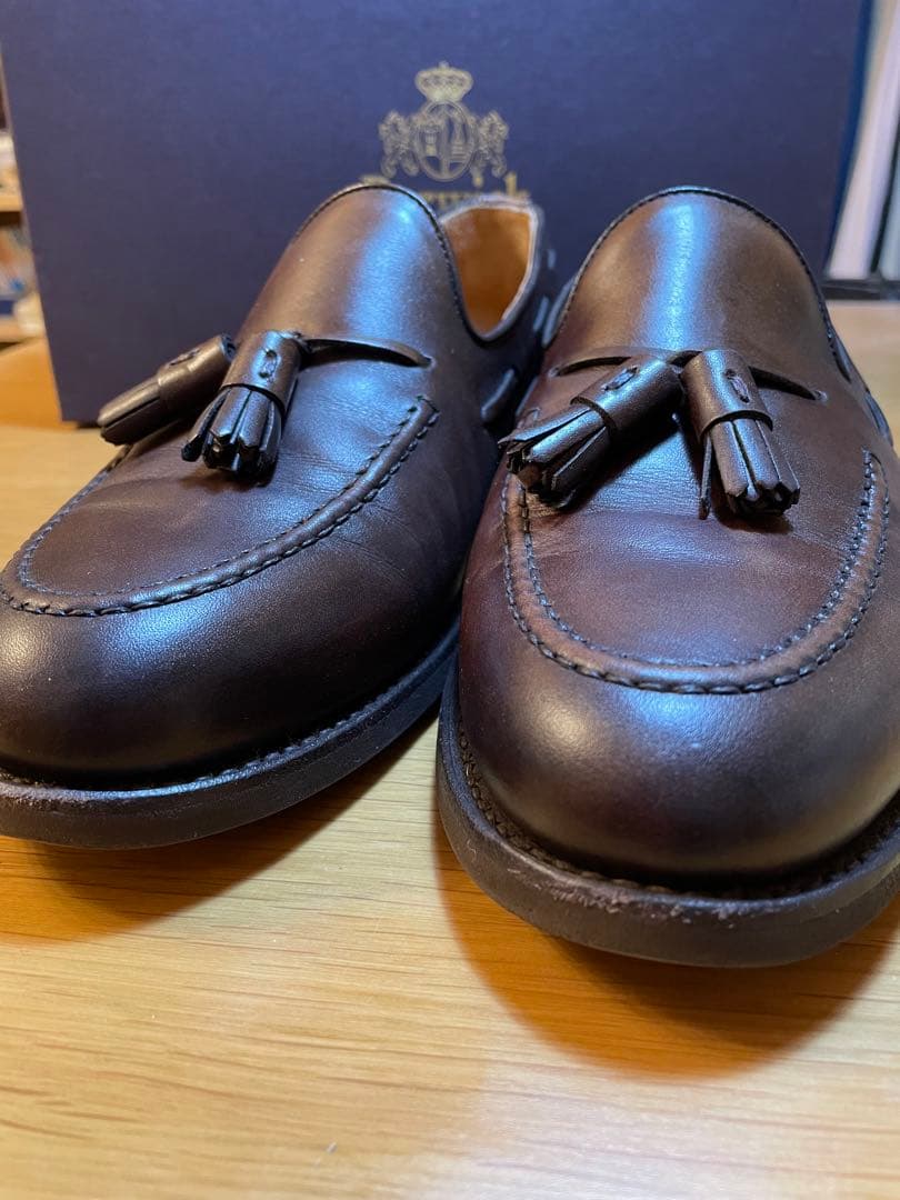 Berwickバーウィック8491：タッセルローファー/UK7.5(27cm)