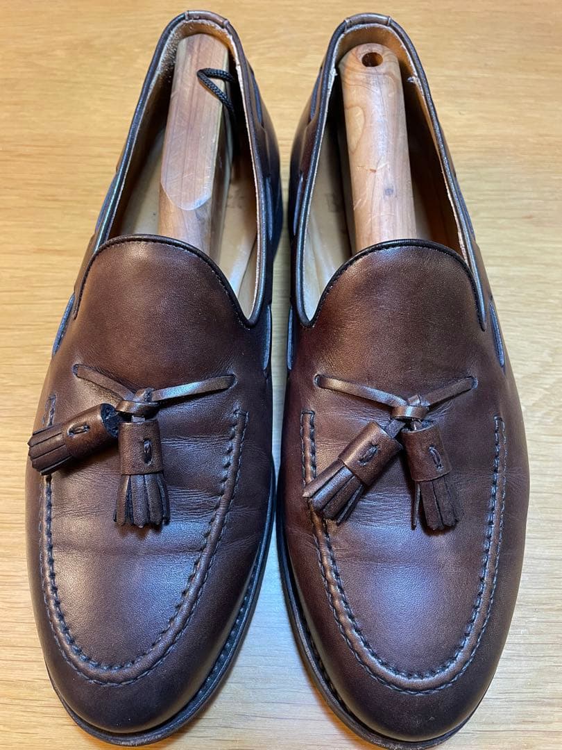 Berwickバーウィック8491：タッセルローファー/UK7.5(27cm)