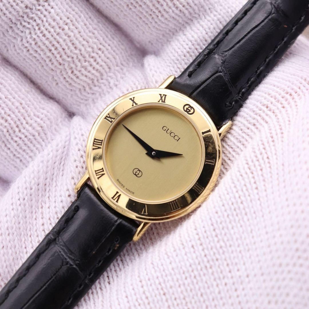 正規品【新品電池】GUCCI 3000L/動作品 オールドグッチ 人気モデル