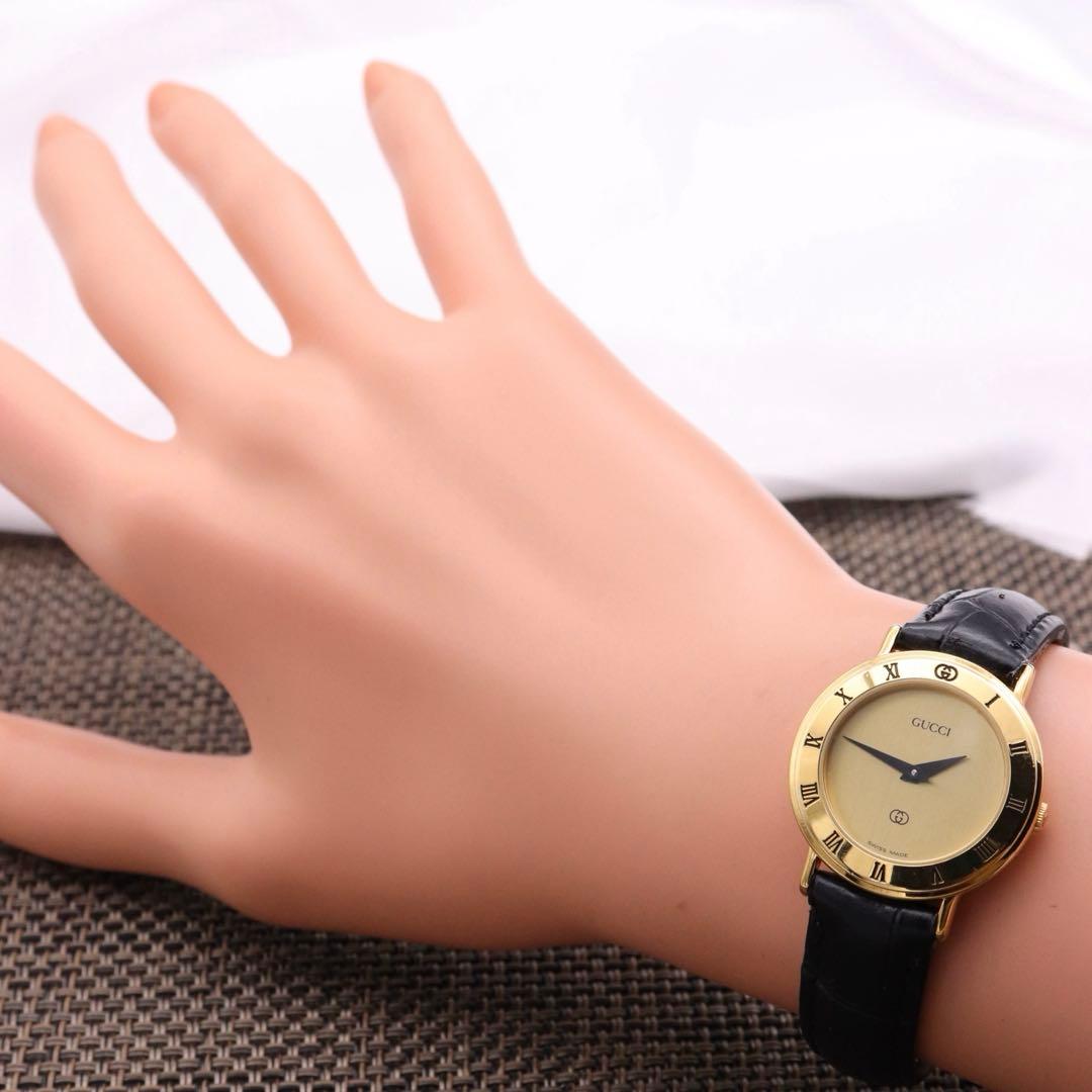 正規品【新品電池】GUCCI 3000L/動作品 オールドグッチ 人気モデル