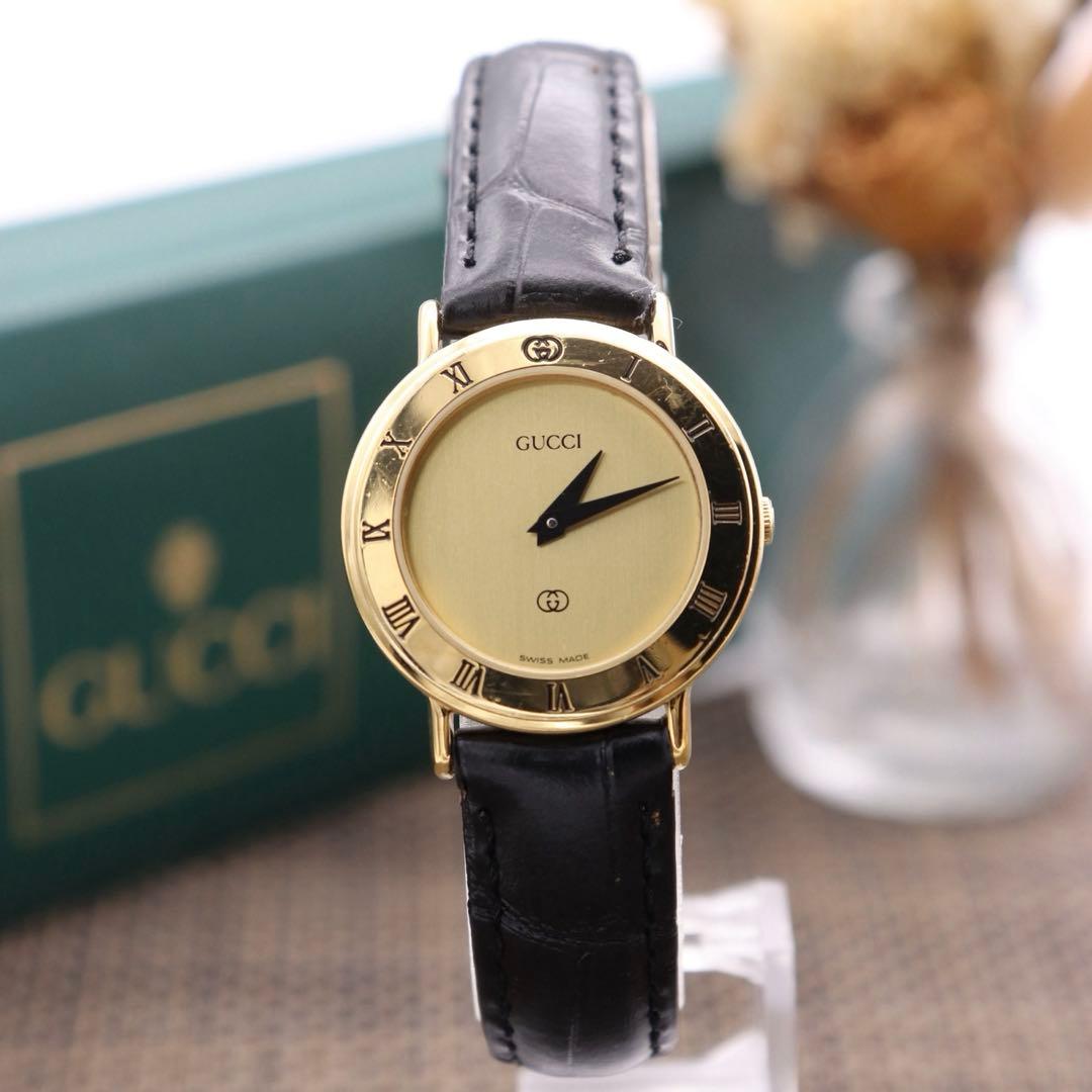 正規品【新品電池】GUCCI 3000L/動作品 オールドグッチ 人気モデル