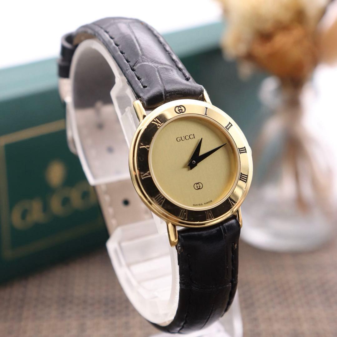 正規品【新品電池】GUCCI 3000L/動作品 オールドグッチ 人気モデル