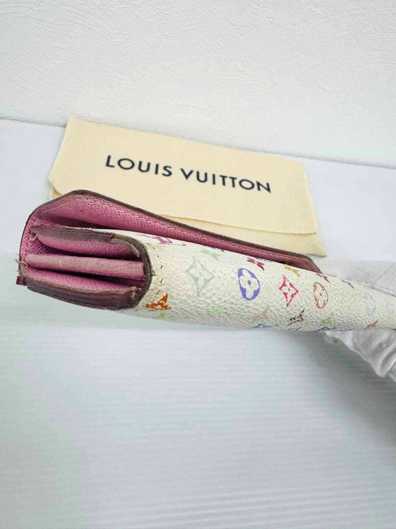 LOUIS VUITTON マルチカラー 長財布 ホワイト 箱袋付
