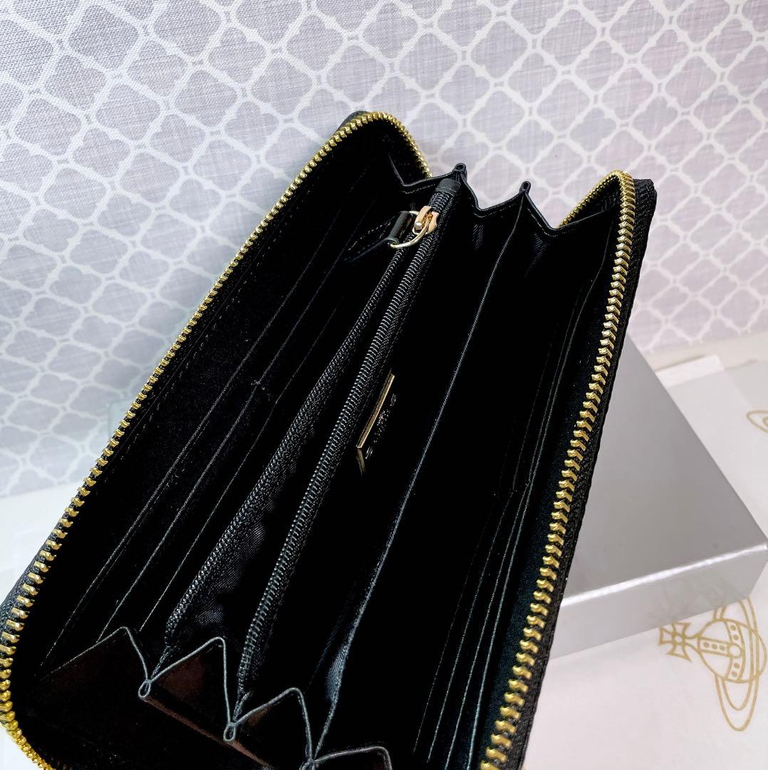 【オーブの魅力☆ショッパー付】新品 Vivienne Westwood 長財布黒