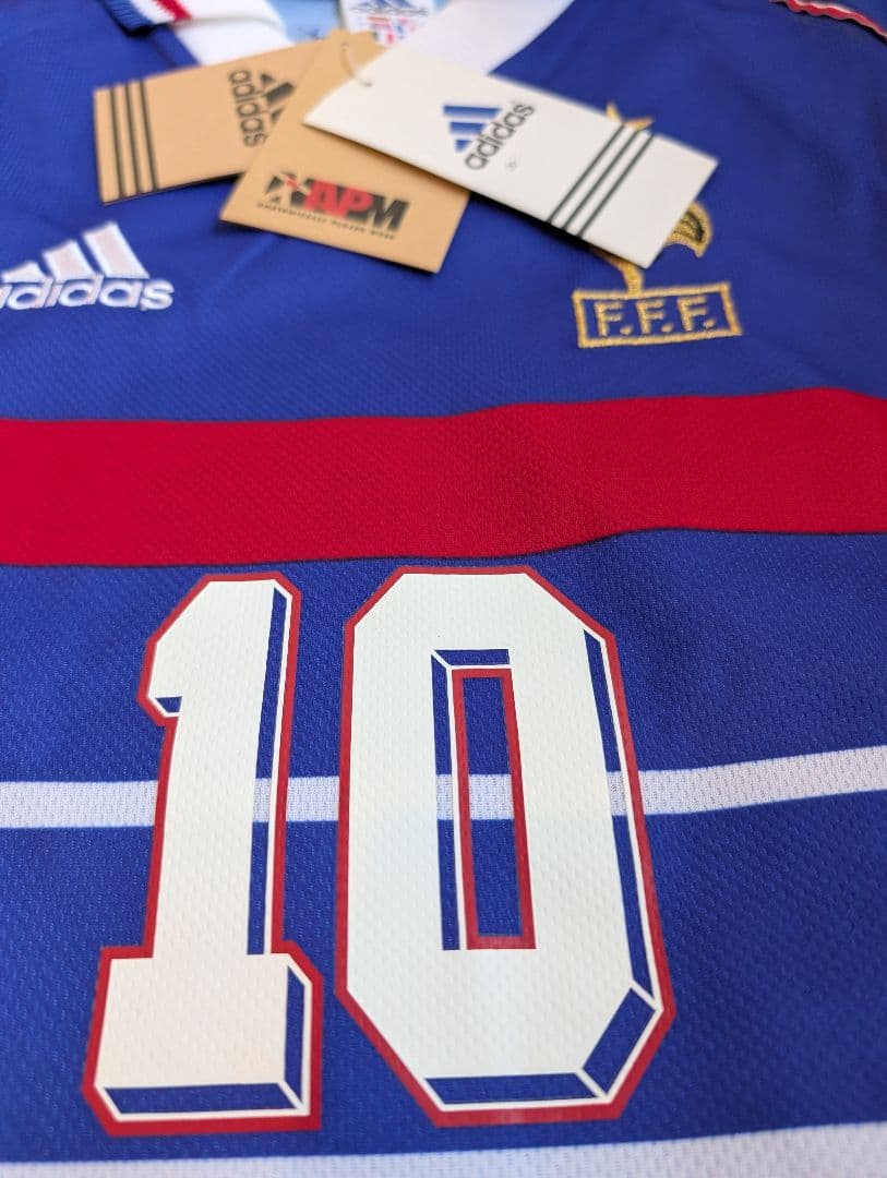 【新品タグ付き】フランス代表/ジネディーヌ・ジダン/H/99年モデル
