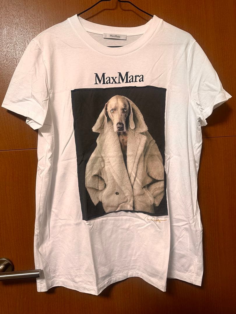 最終お値下げ MAXMARAマックスマーラ 国内 コラボ 犬 Tシャツ