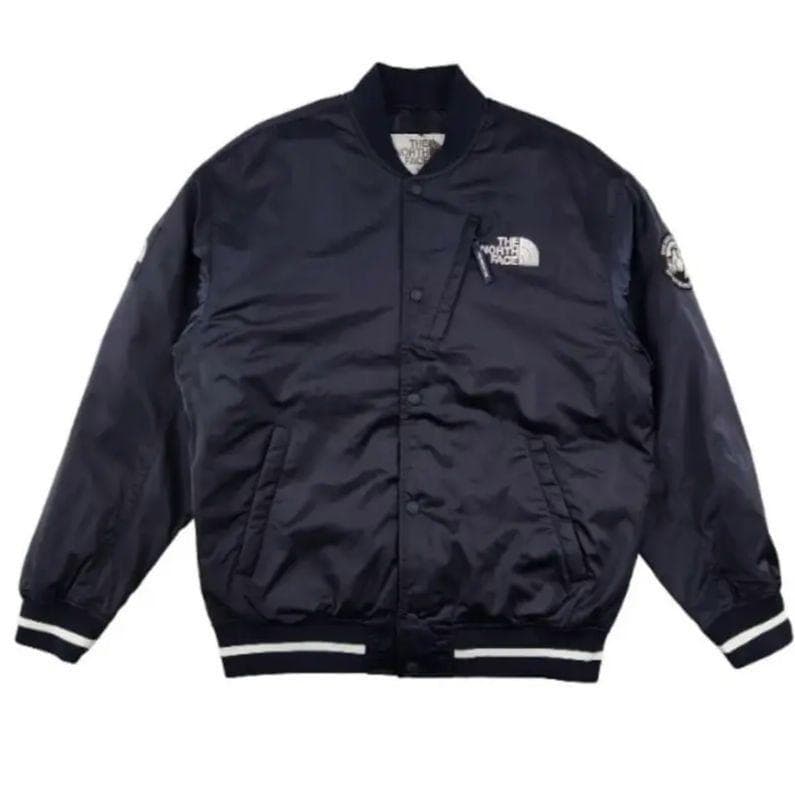 【特価!!】ホワイトレーベル　ノースフェイス　スタジャン　ネイビー　М