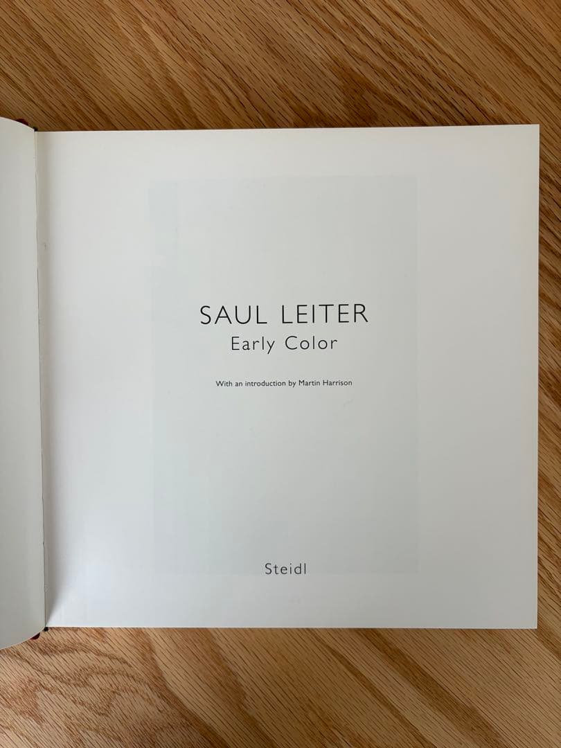 SAUL LEITER / Early Color 8th ソール•ライター