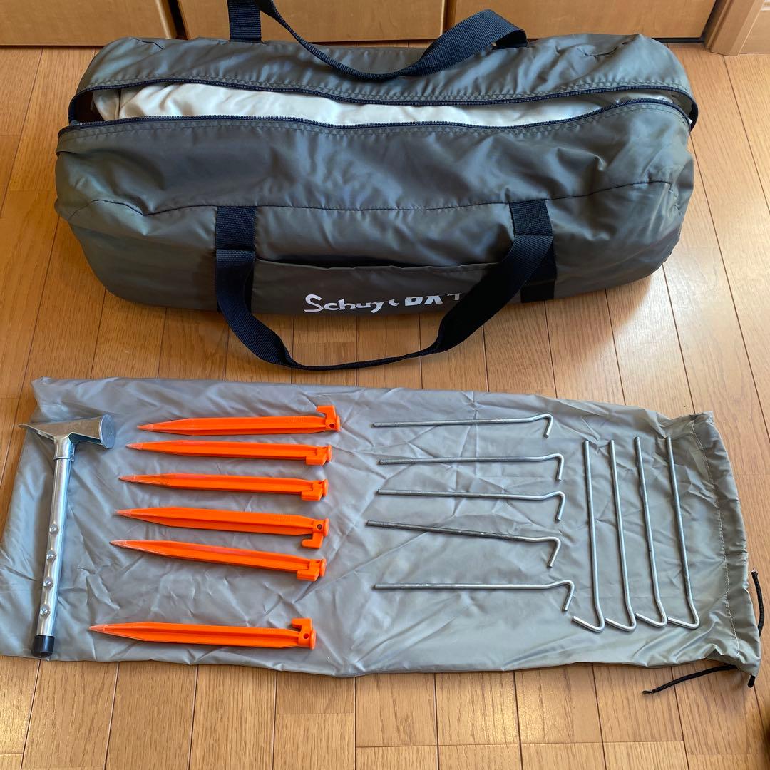 小川キャンパル　Schuyt DX4 4人用 ドームテント　１回使用の美品