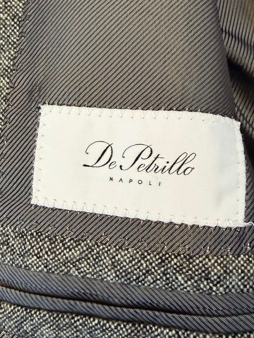 De Petrillo （ベトリロ）グレー ビジネススーツ