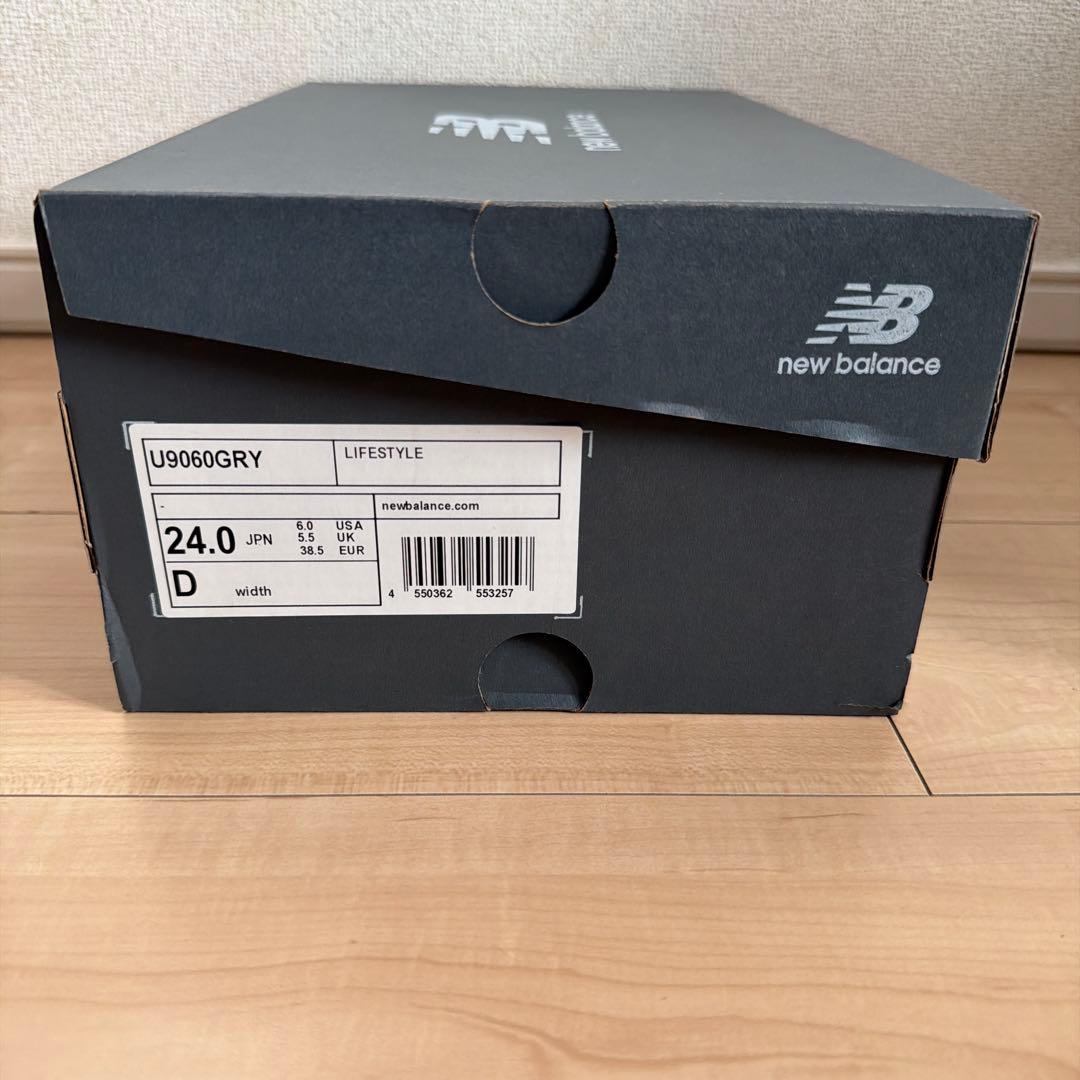 美品！ニューバランス U9060GRY グレー 24cm