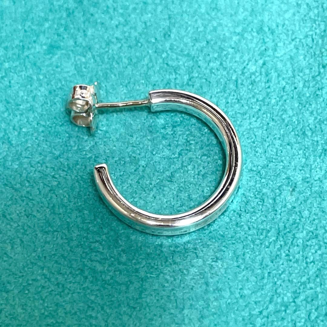 【極美品】ティファニー　ナローフープピアス1837片耳　メンズ/レディース