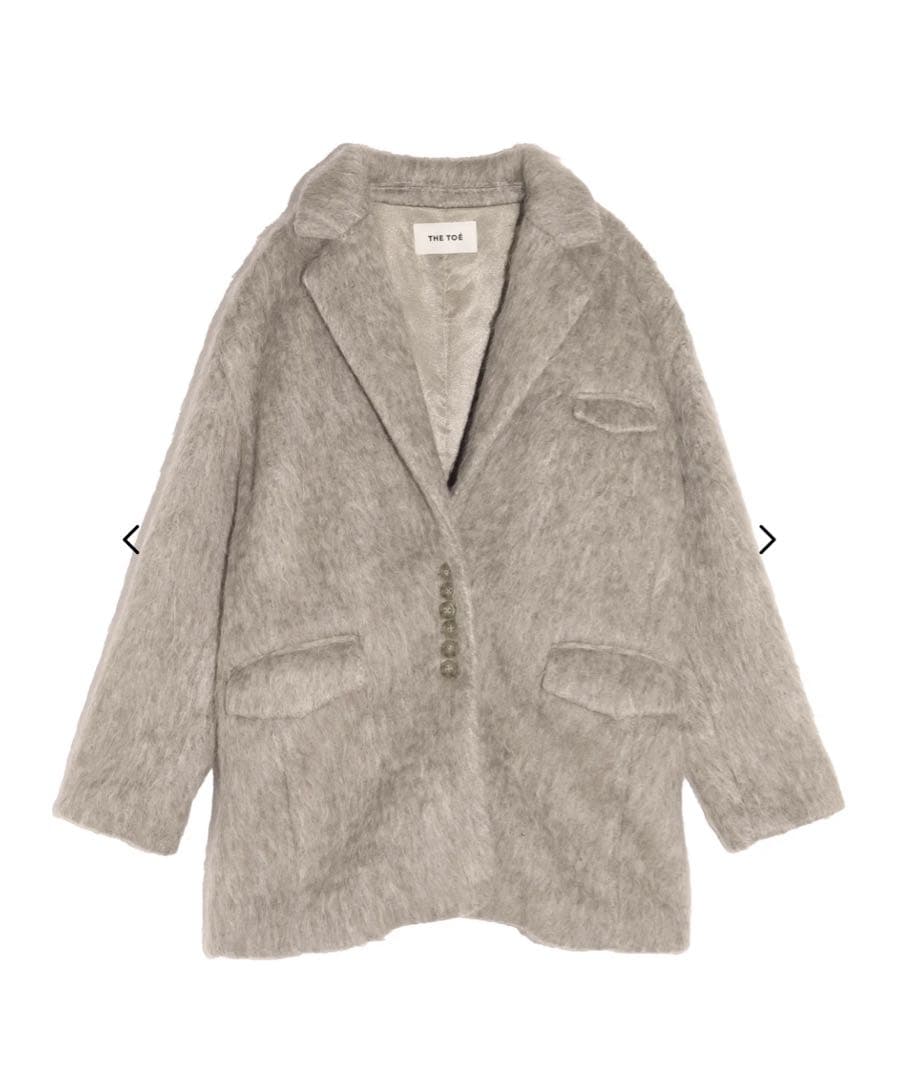 thetoe chamonix shaggy jacket/camel/Sサイズ