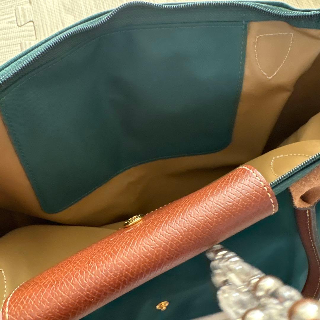 新品未使用　LONGCHAMPプリアージュ L肩掛け グリーン