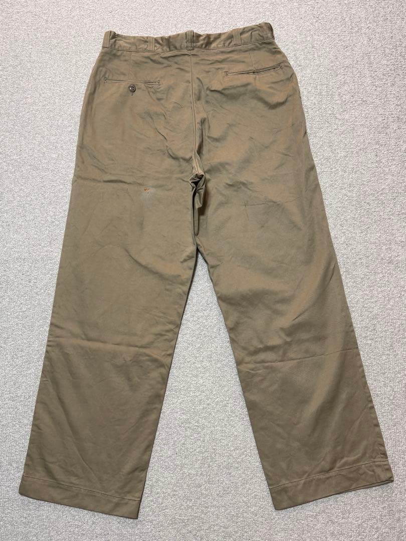 70s U.S.ARMY ヴィンテージ アーミーチノパンツ W34 古着