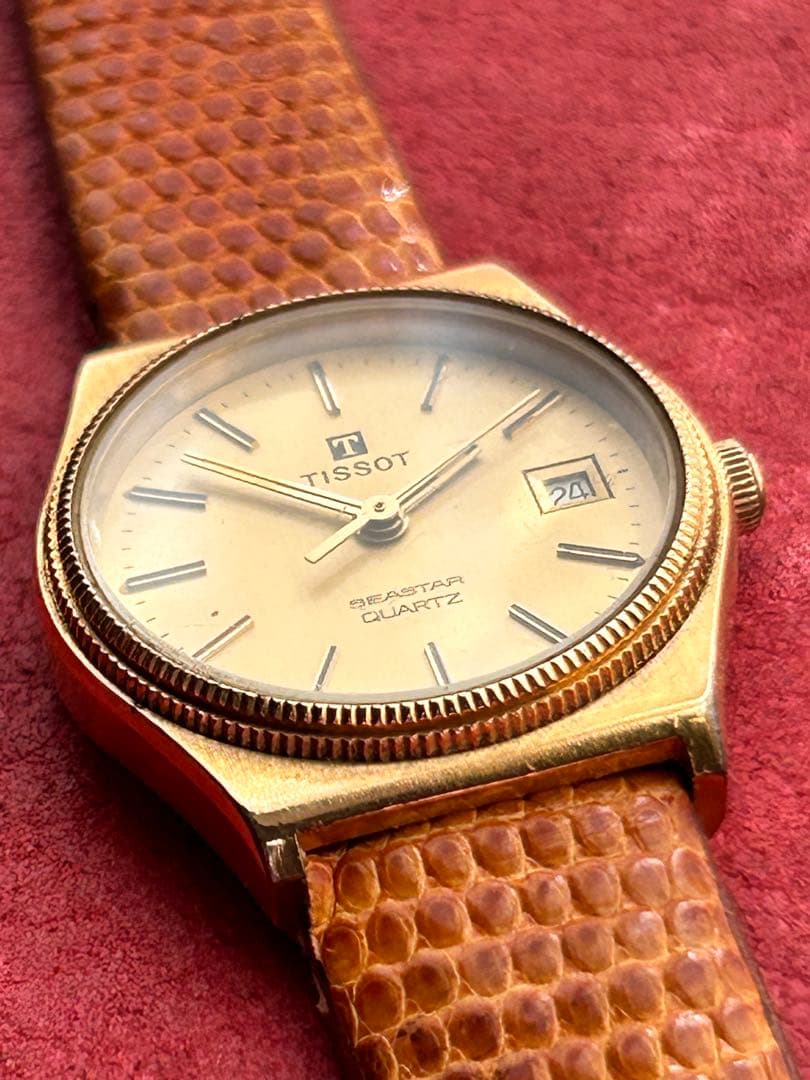 TISSOT ティソSeastar Quartz 新品電池、ベルト交換済み