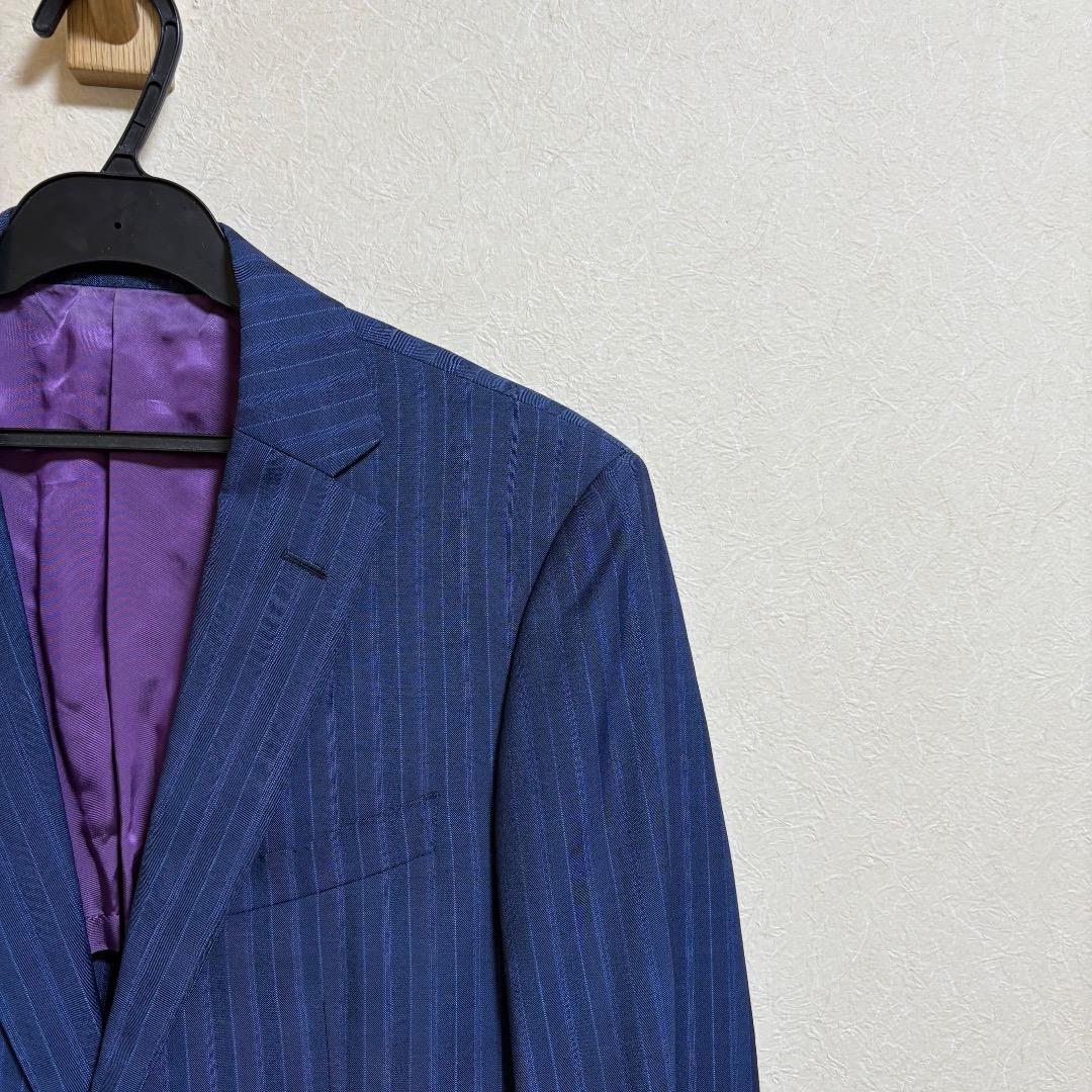 BLACK LABEL CRESTBRIDGE スーツ ストライプ 背抜き