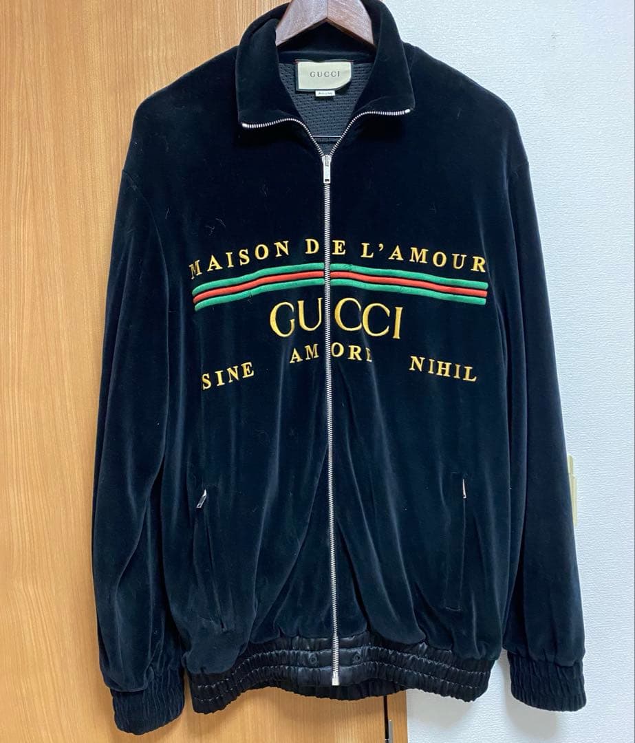 GUCCI ベルベットジャージ MAISON DE L'AMOUR