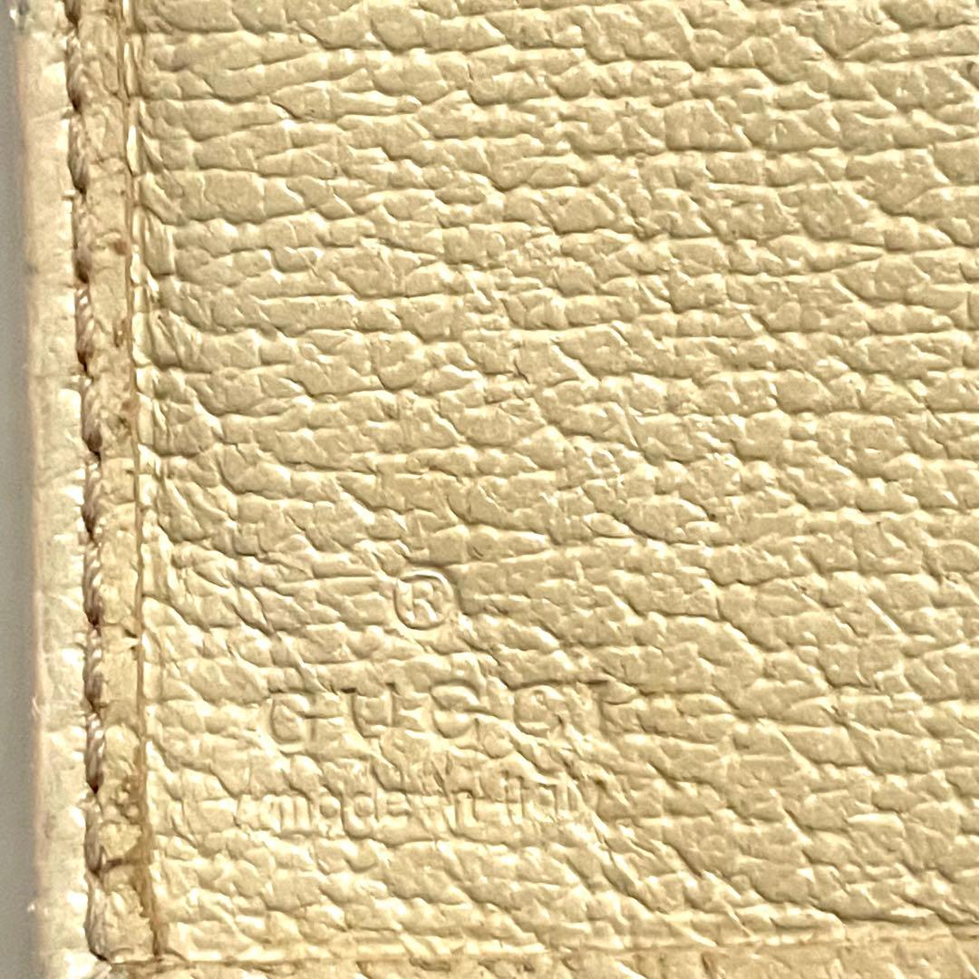 GUCCI グッチ 長財布 GGキャンバス ロゴプレート 折り財布 0115-⑧