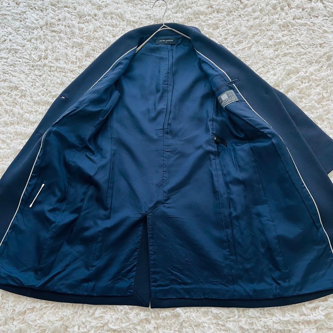 美品 ユナイテッドアローズ マンテコ チェスターコート 40 L ロング