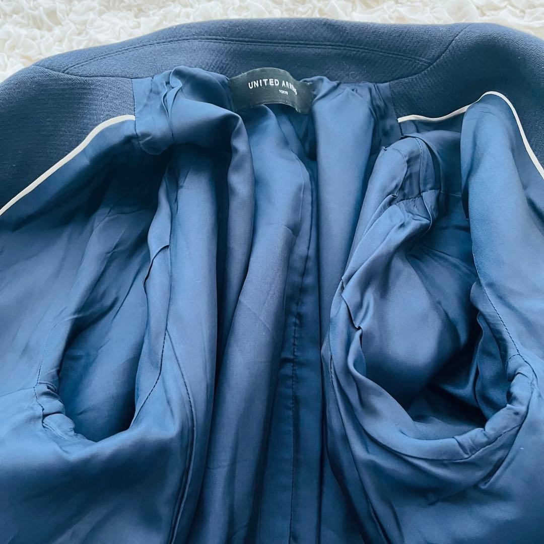 美品 ユナイテッドアローズ マンテコ チェスターコート 40 L ロング