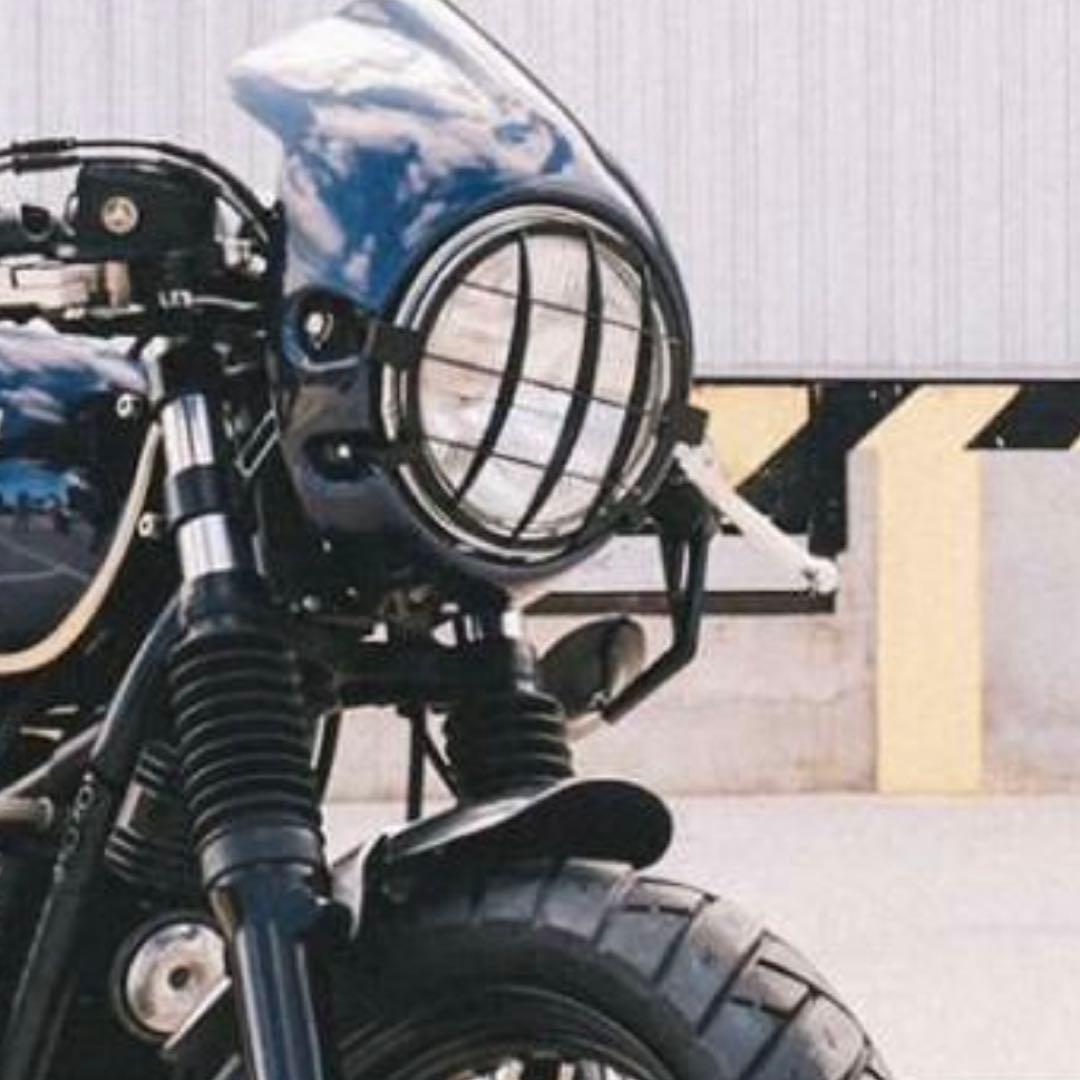 トライアンフ ボンネビル スラクストン ヘッドライトグリル サンタマリア