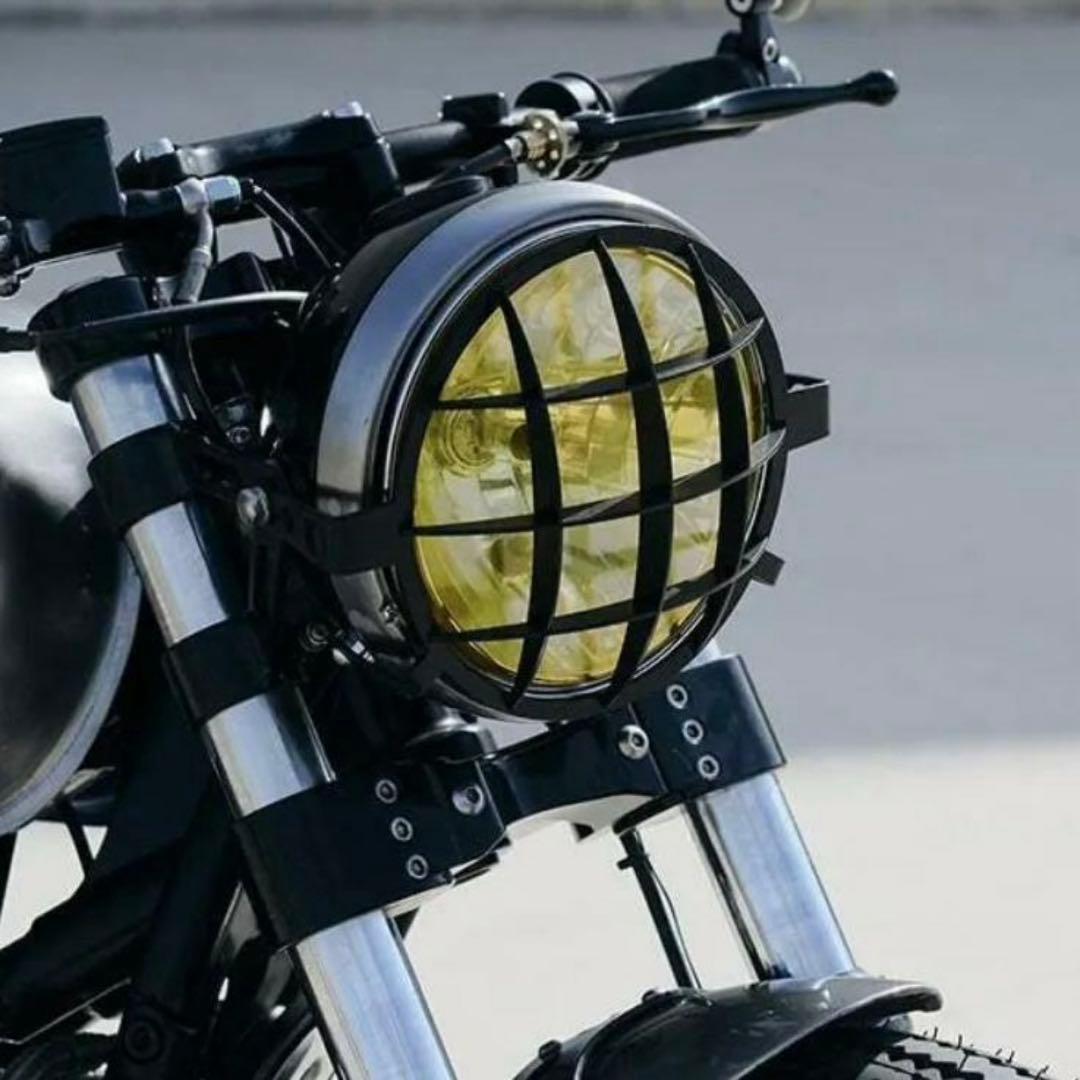 トライアンフ ボンネビル スラクストン ヘッドライトグリル サンタマリア