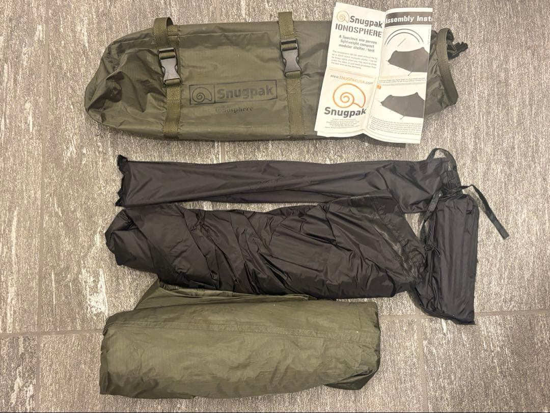 Snugpak Ionosphere テント　イオノスフィア　美品　1回使用のみ