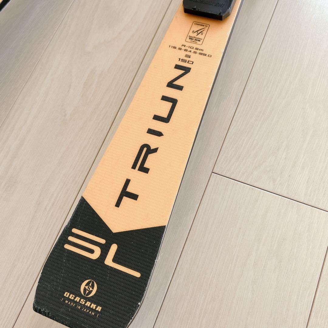 オガサカ TRIUN SL 150 ビンディング付 スキー板