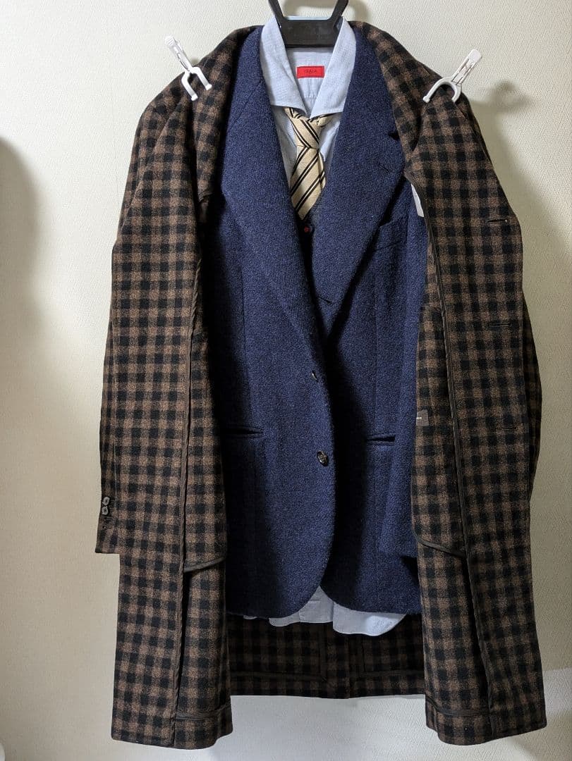 タリアトーレ メンズチェスターコート COLORADO ブラウン 50 本切羽