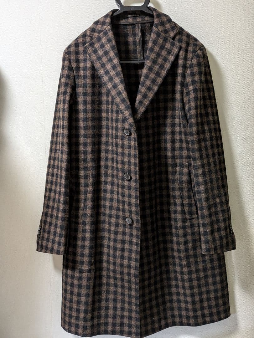 タリアトーレ メンズチェスターコート COLORADO ブラウン 50 本切羽