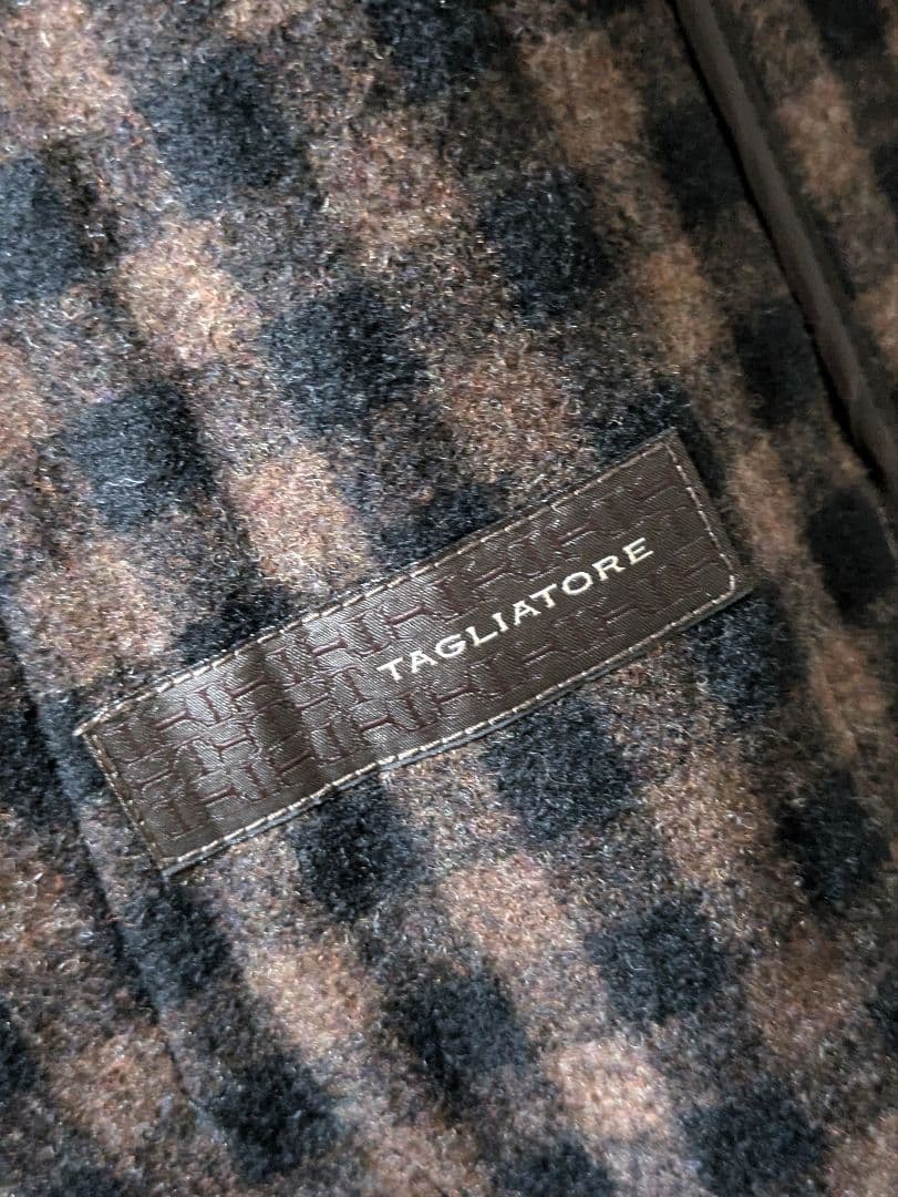 タリアトーレ メンズチェスターコート COLORADO ブラウン 50 本切羽