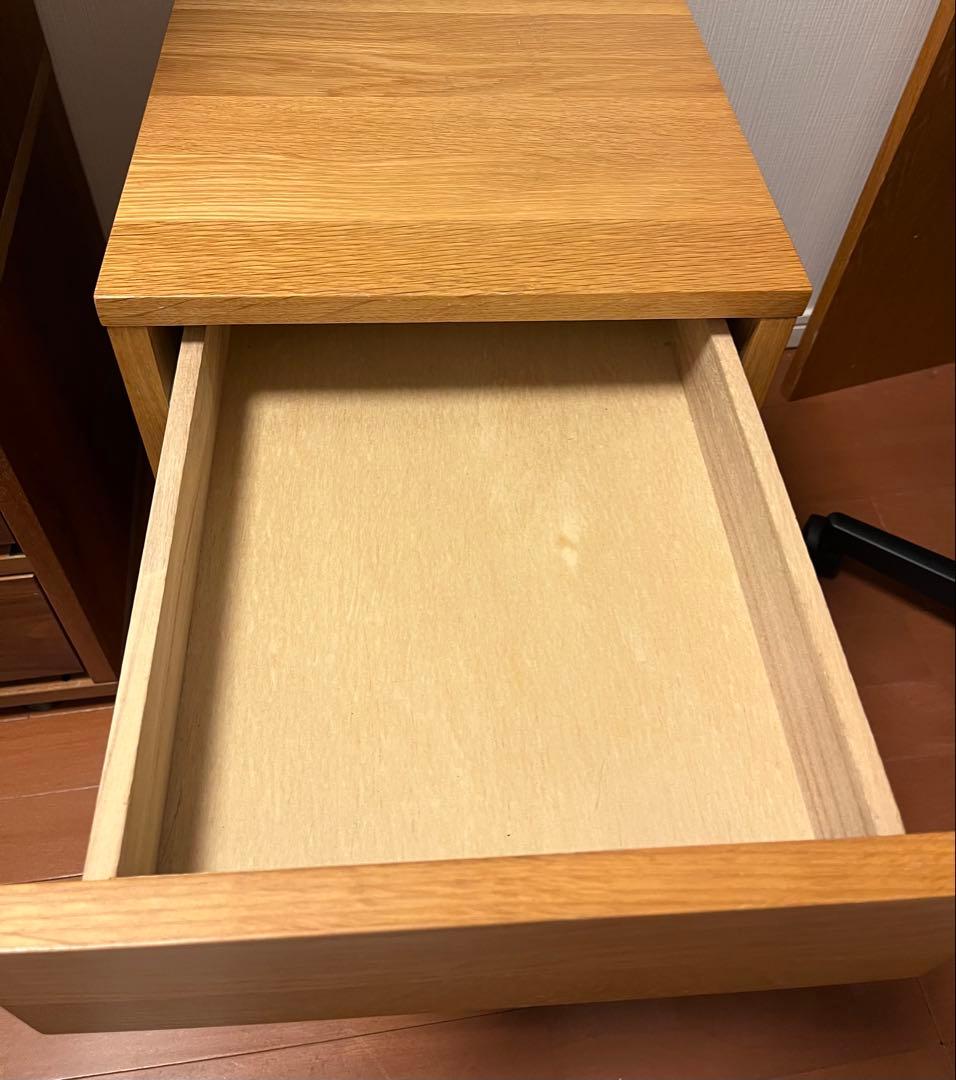 あきち様　エコメルカリMUJI 良品計画 タモ材 木製デスクキャビネット