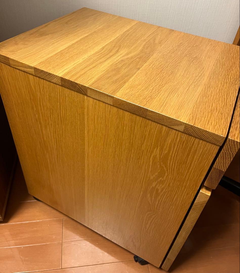 あきち様　エコメルカリMUJI 良品計画 タモ材 木製デスクキャビネット