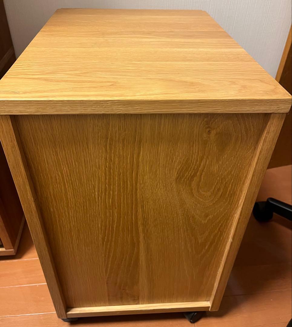 あきち様　エコメルカリMUJI 良品計画 タモ材 木製デスクキャビネット